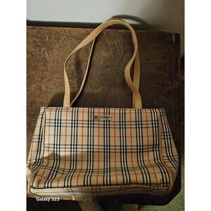 Burberry Check Pattern Handbag